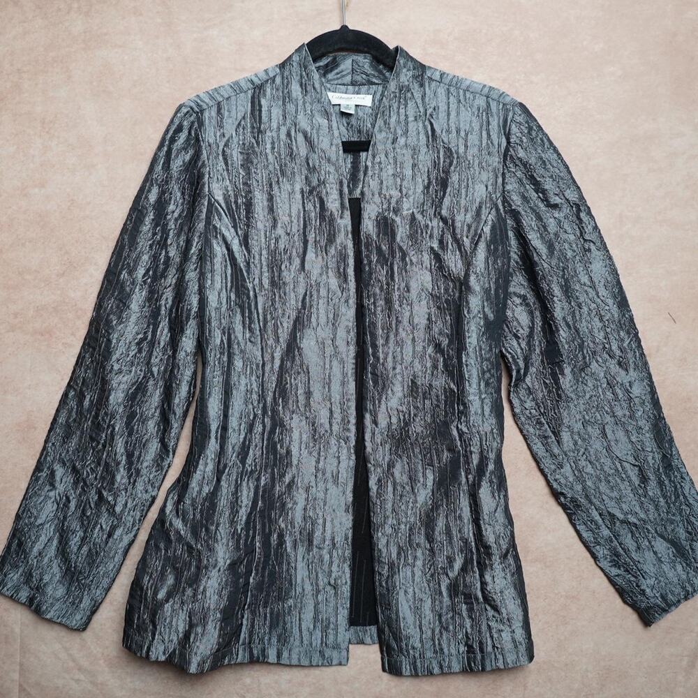 Coldwater Creek Metallic Jacket Y2K M
